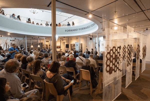 Gathering for the book launch of the Centenary Exhibition of Stellenbosch University